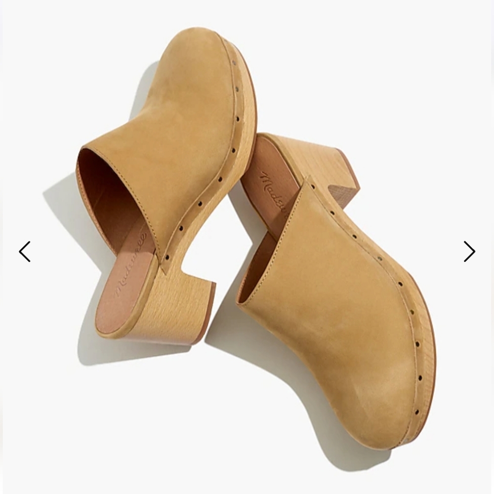 Madewell Ayanna Clogs, size 8 in Acorn